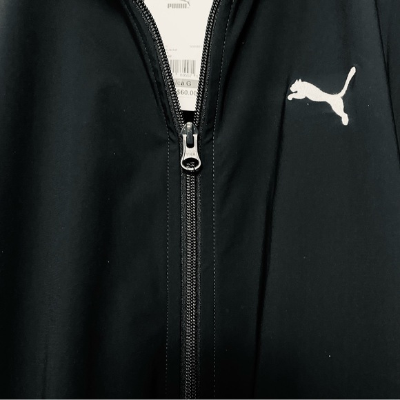 NWT Puma Women's Black Bomber Jacket/ Sz L - Picture 4 of 14